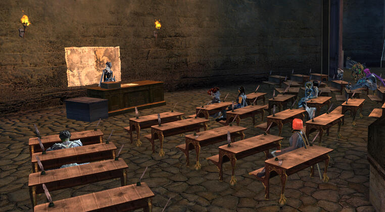 A lecture at the Durmand Priory.